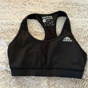 Adidas Black Techfit Sports Bra